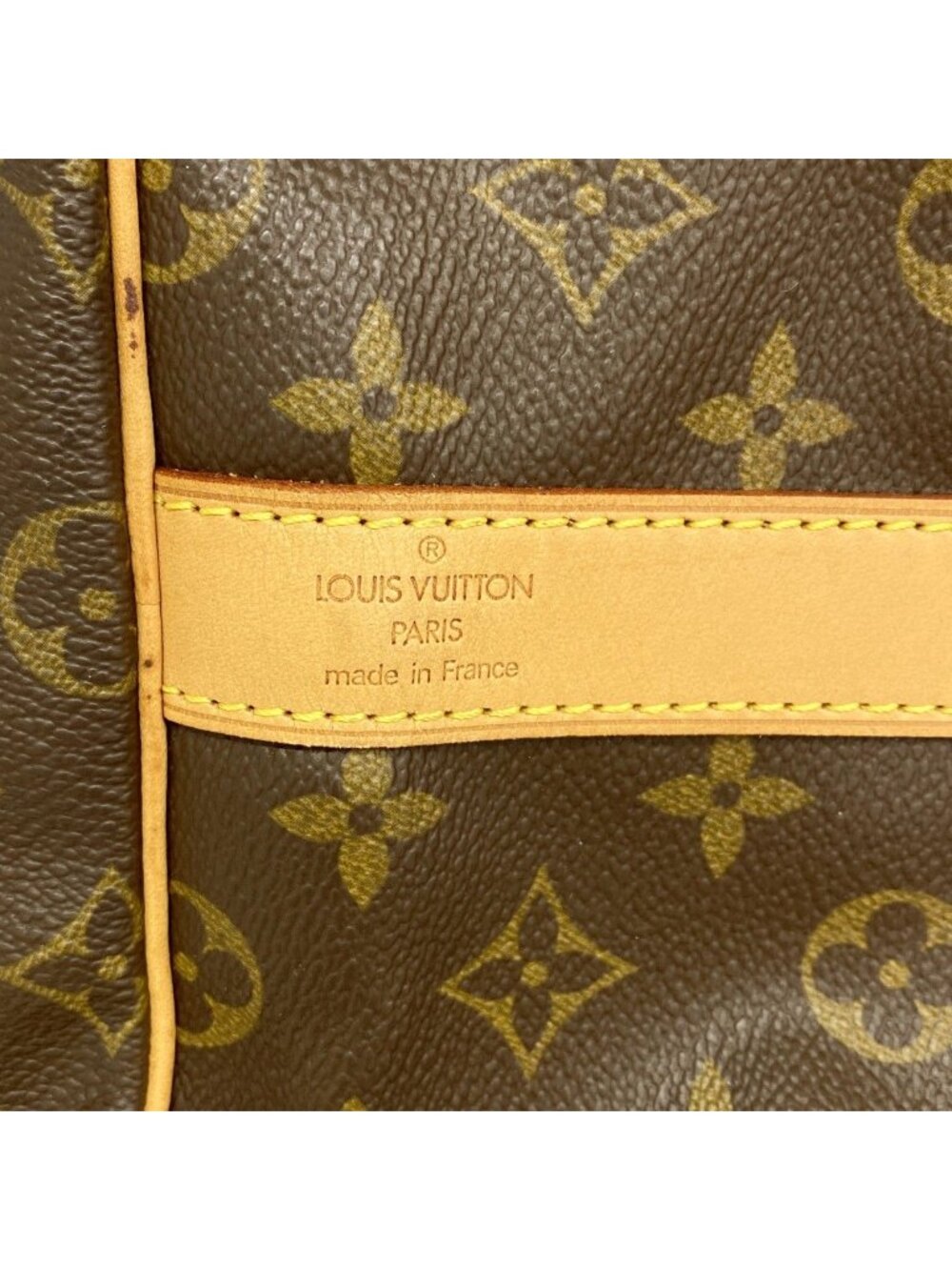 Louis Vuitton Boston Bag Monogram Keepall Bandouliere 55 Brown - Picture 5 of 10